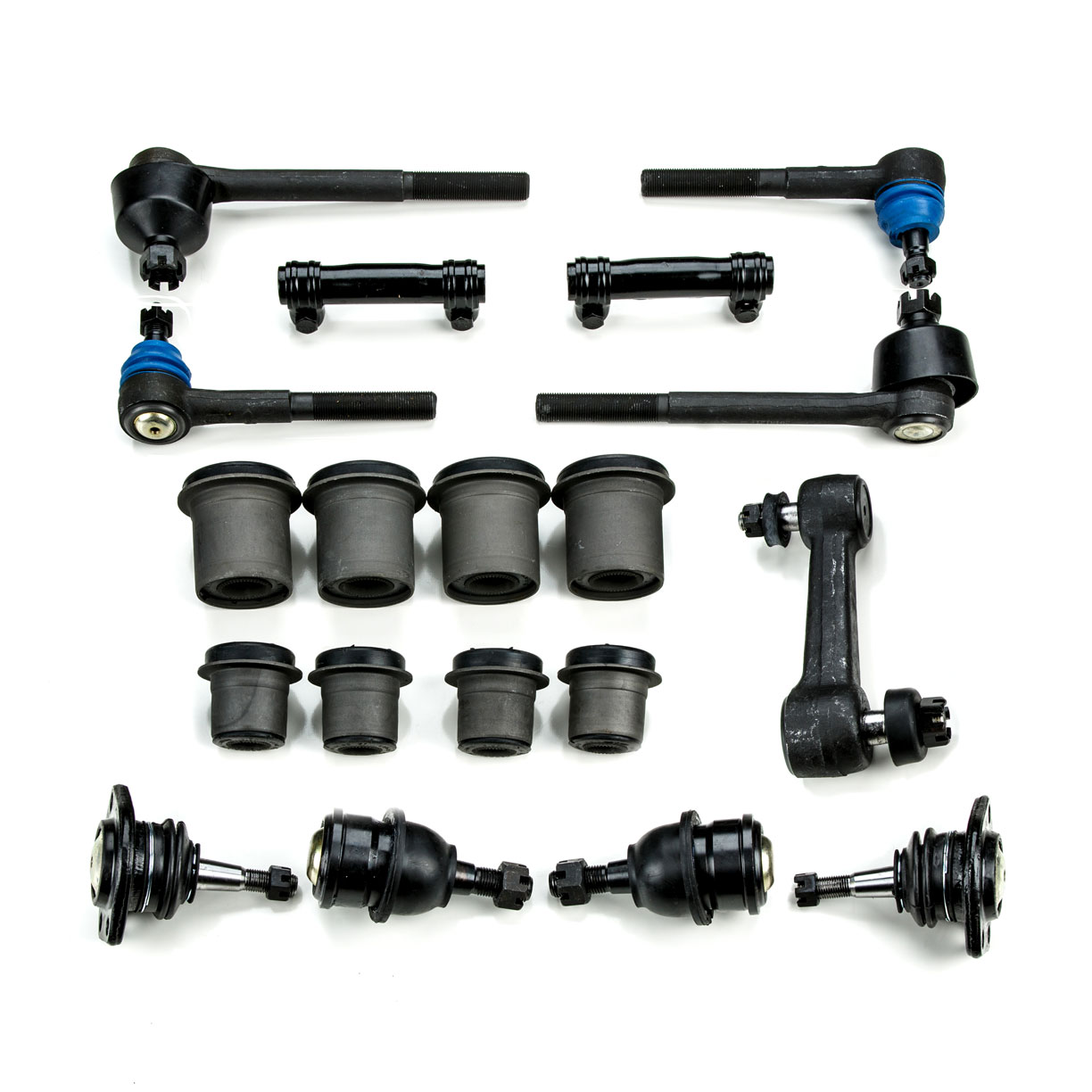 1983-1990 Chevrolet 2WD C10 1/2 Ton Pickup Blazer New Front End Suspension Rebuild Kit with Idler Arm Questions & Answers