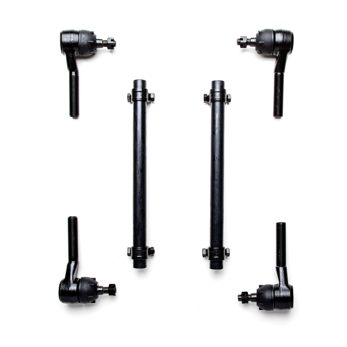 1953-1962 Chevrolet Corvette New Tie Rod Steering Rebuild Kit with Sleeves Questions & Answers