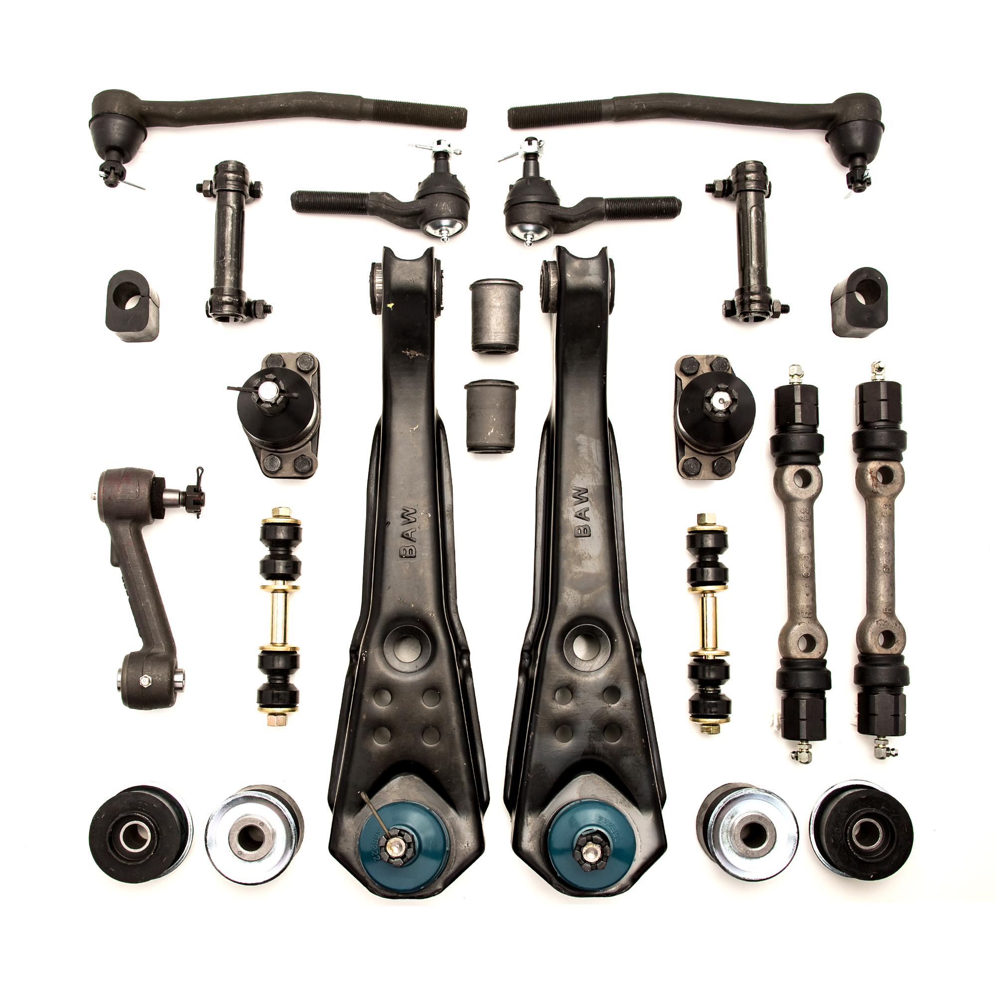 1967 Ford Mustang w/ Manual Steering Front End Suspension Rebuild Kit with Idler Arm Questions & Answers