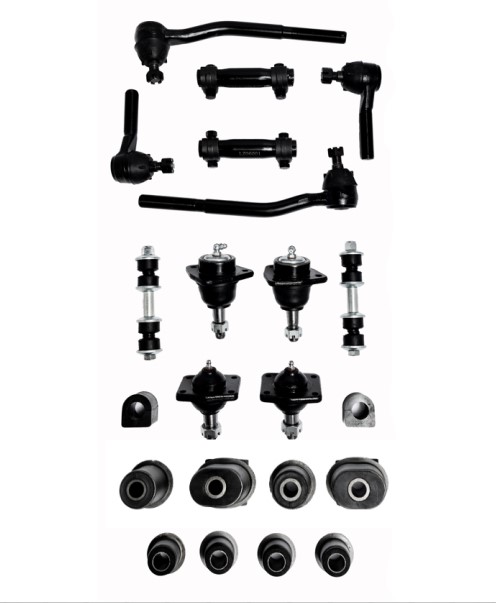 1964 pontiac Catalina front end kit. Ordered the 399.00 kit. All fits except lower control arm bushings  won't Pres