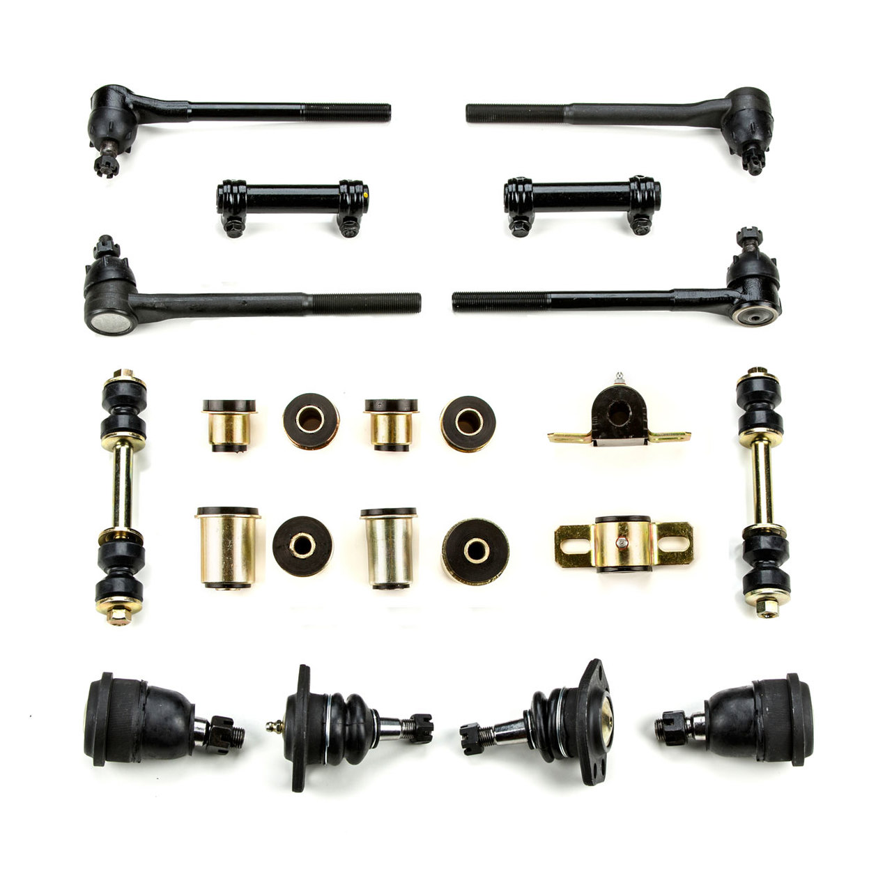 1966-1970 Buick Skylark Special Black Polyurethane New Front End Suspension Rebuild Kit Questions & Answers