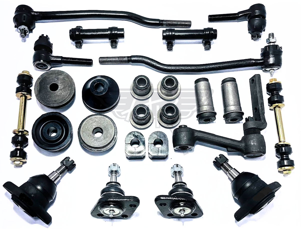 1969-1972 Ford Full Size New Master Front End Suspension Rebuild Kit with Inner Tie Rods Questions & Answers